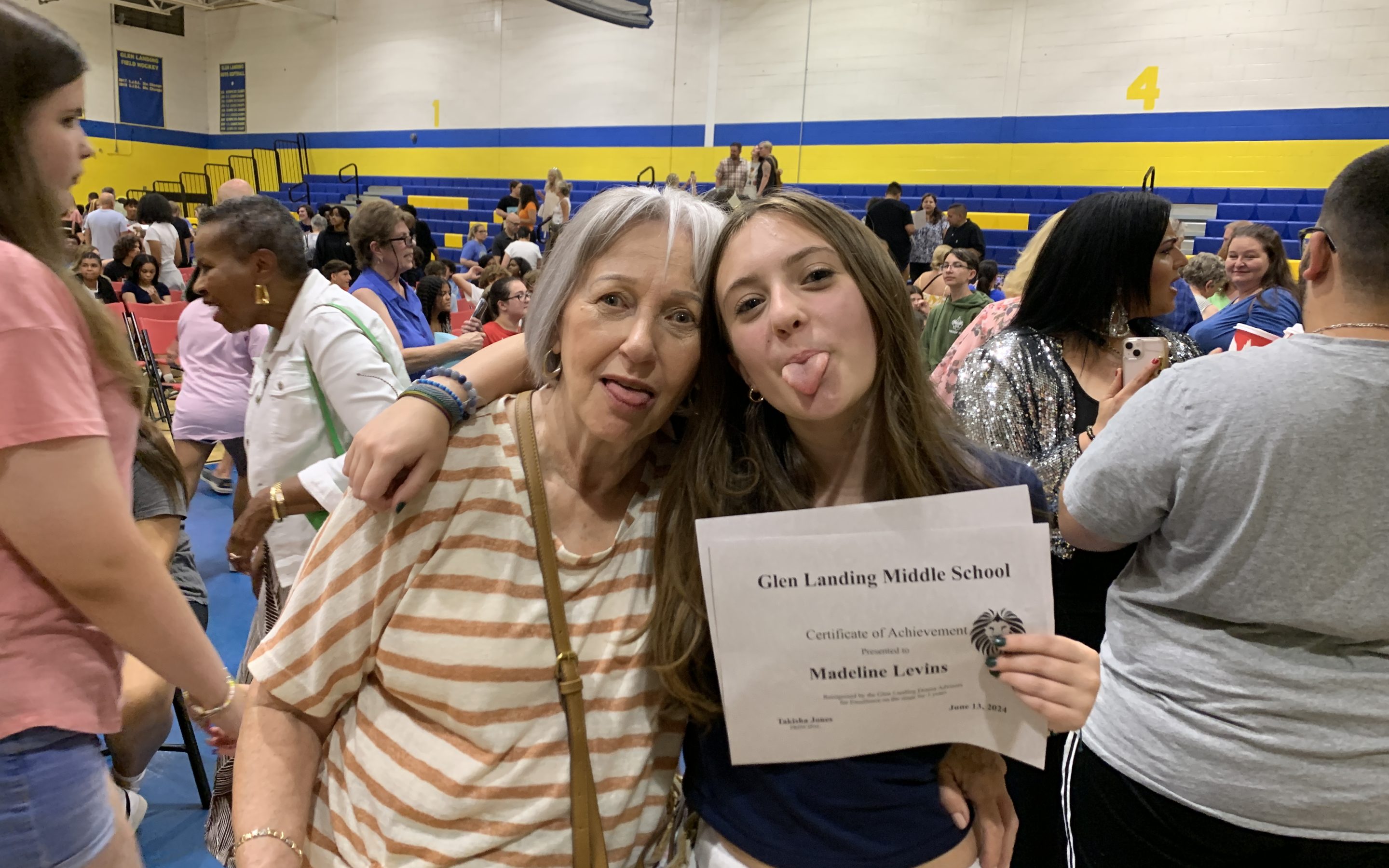 She graduates… but first AWARDS!