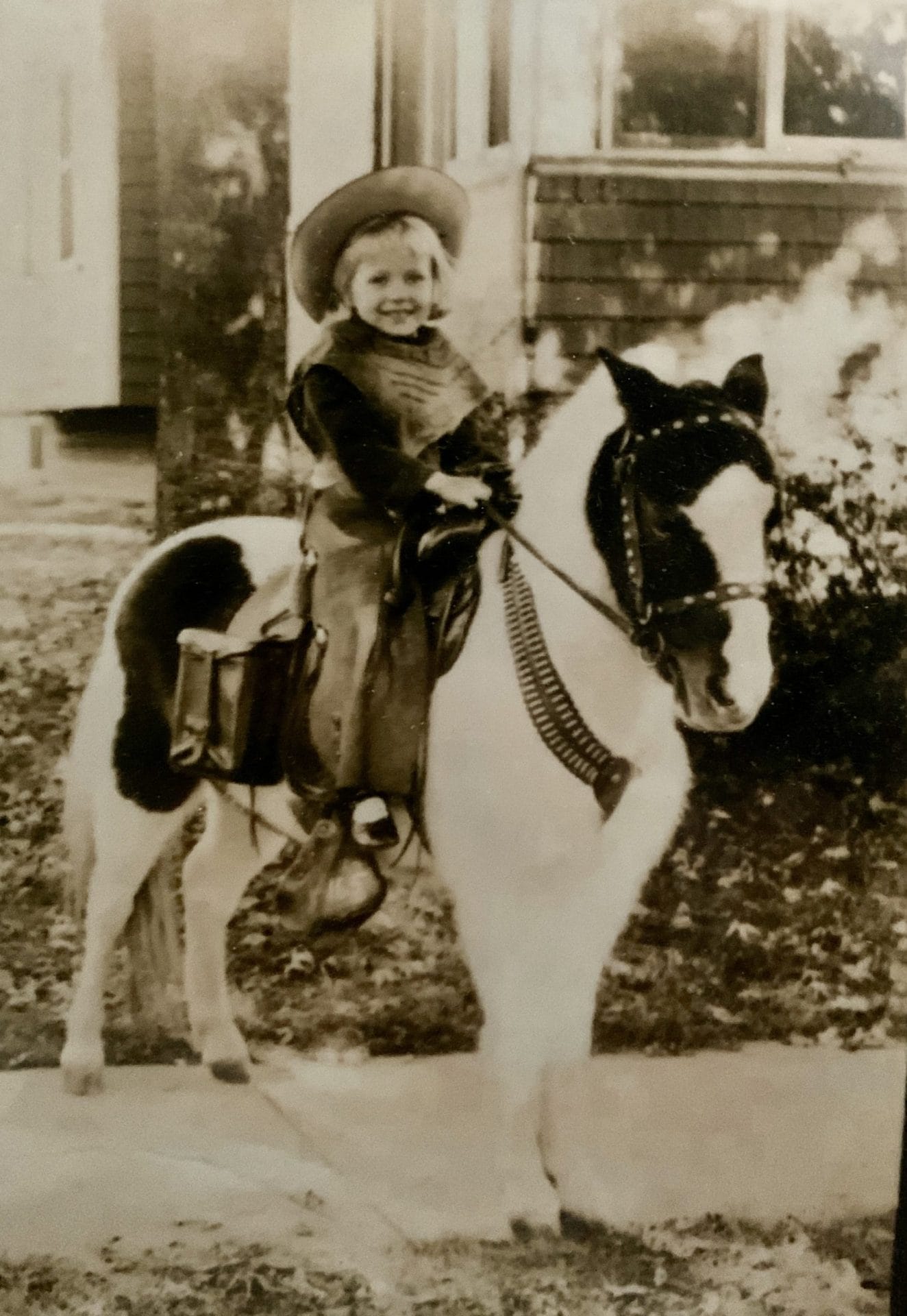 My mother as a little cow girl